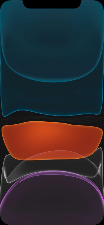 iPhone 11 black notch wallpaper