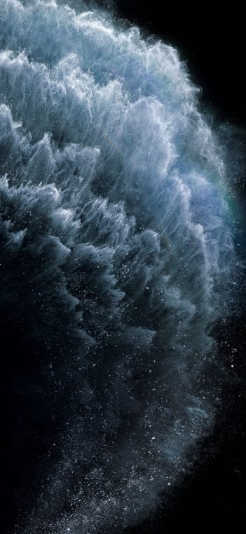 iPhone 11 Space Particles Wallpaper