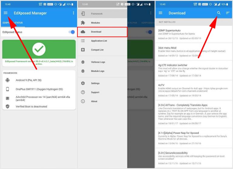 EdXposed Manager Downloads