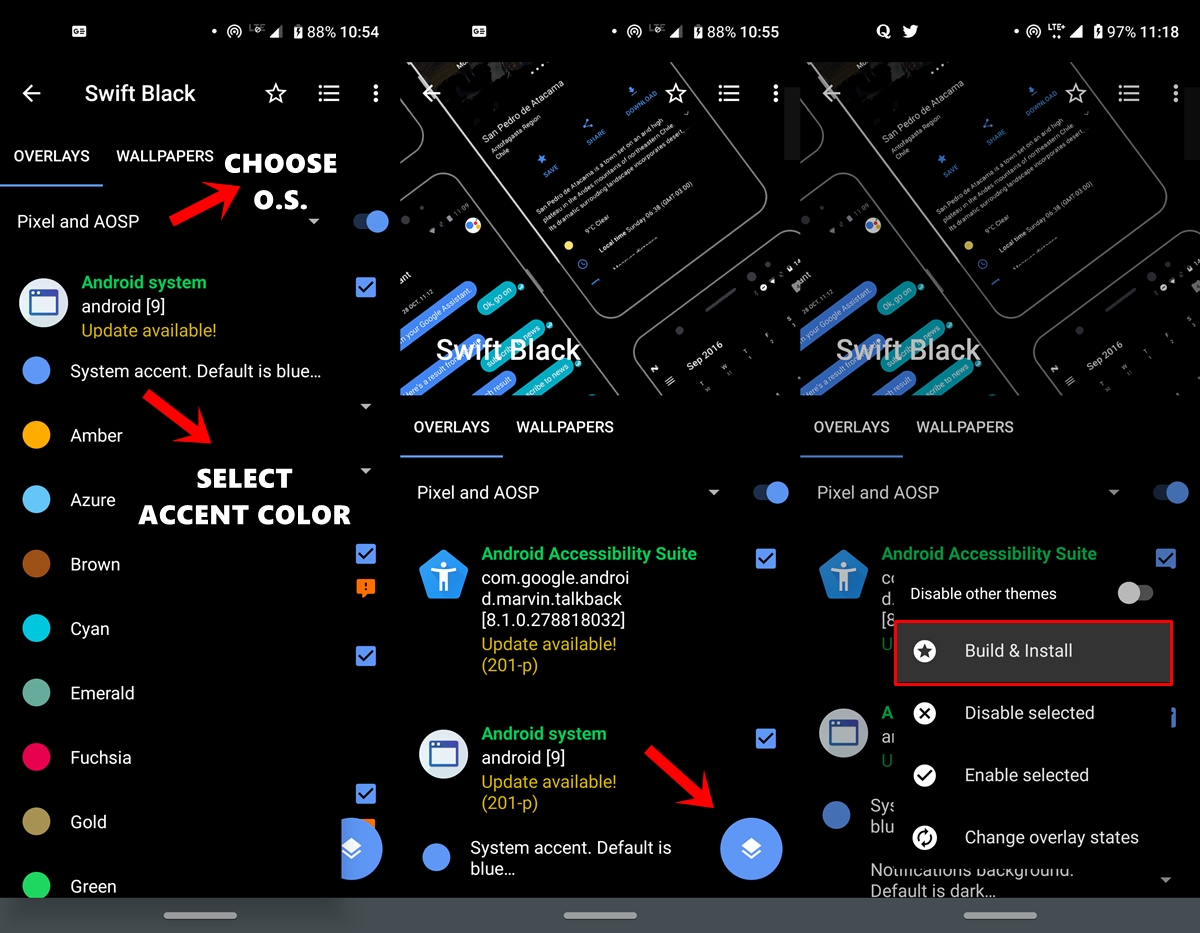 build dark mode