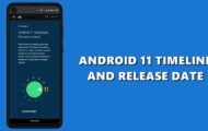 android 11 timeline