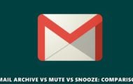 archive mute snooze gmail